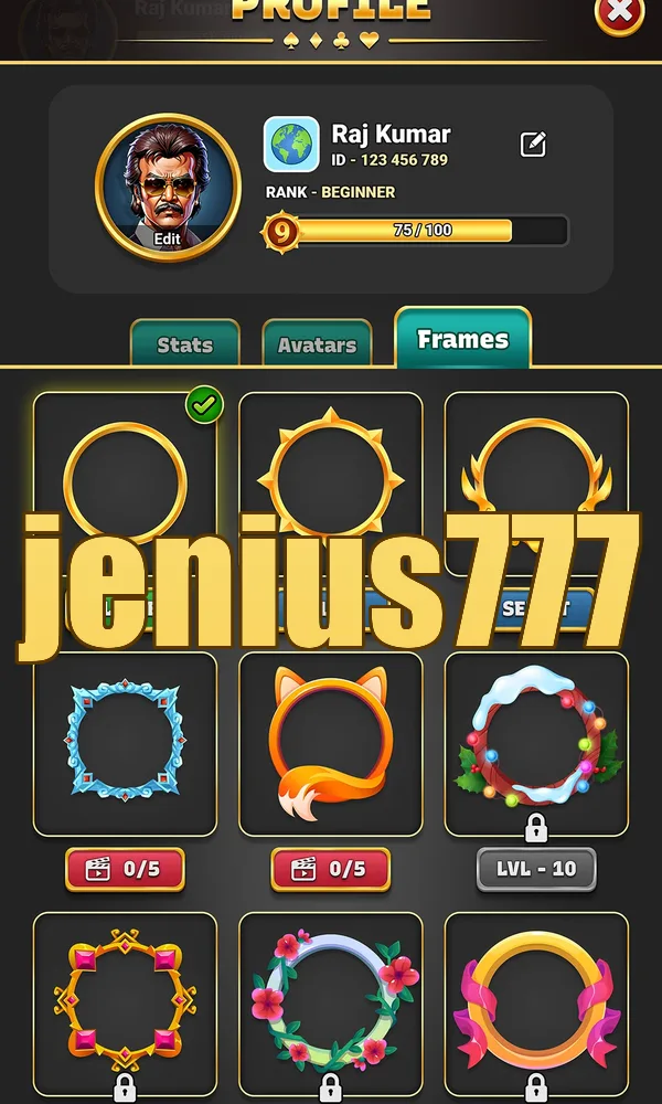 jenius777 Tangkapan Layar Resmi APK